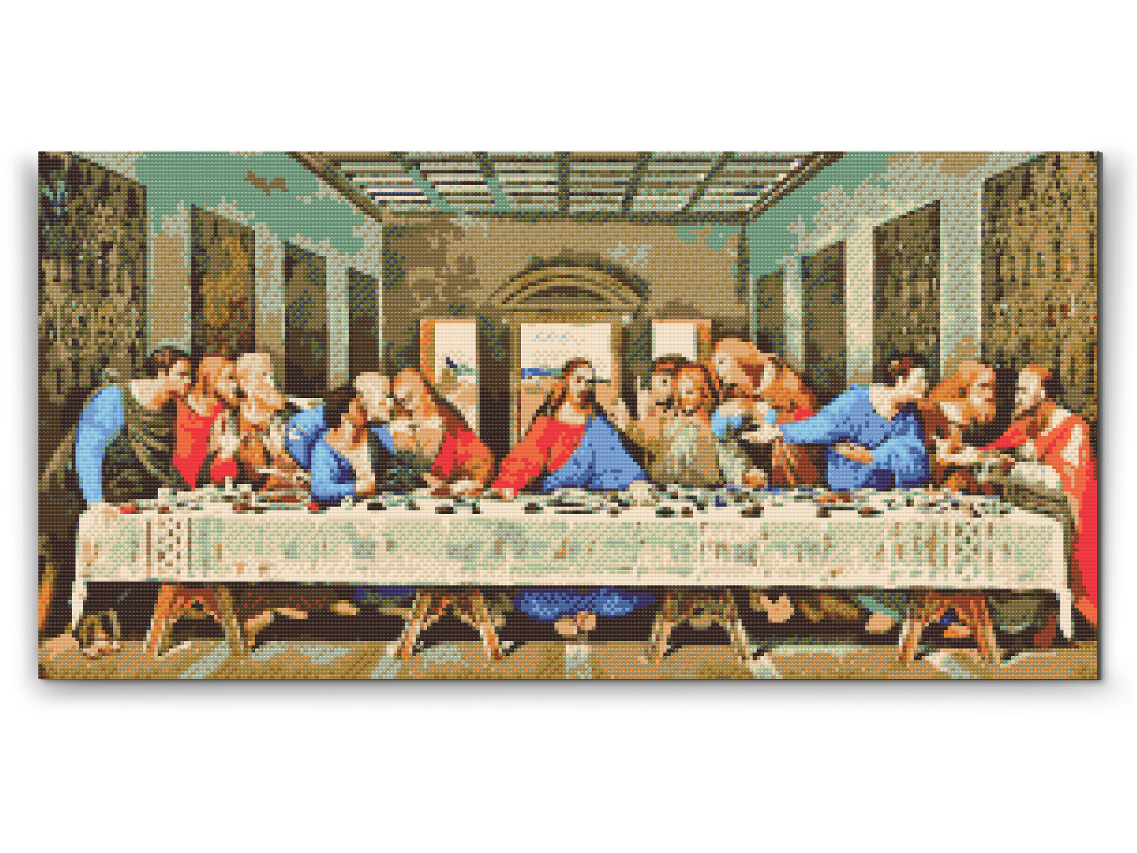 Diamantové malování - Leonardo da Vinci - The Last Supper